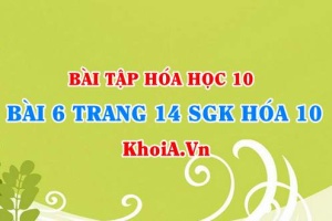 Bài 6 trang 14 SGK Hóa 10: Số khối, Số hiệu nguyên tử, nguyên tử khối trung bình